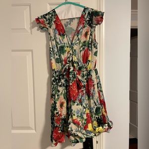Beautiful floral mini dress